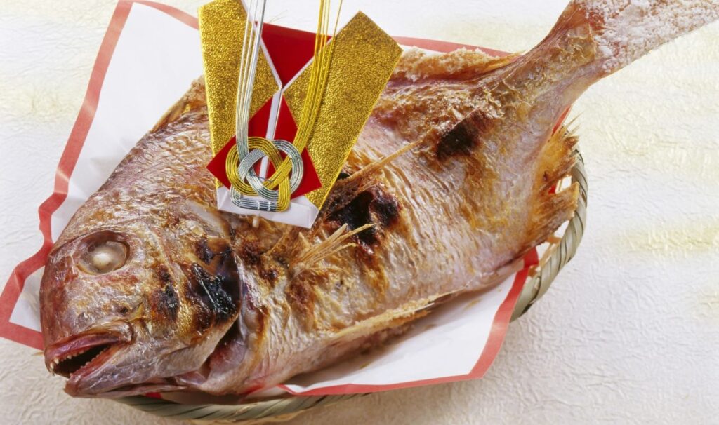 縁起物の鯛