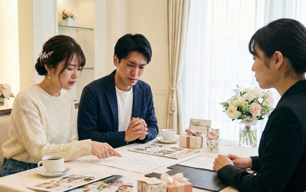 引き出物持ち込みの交渉