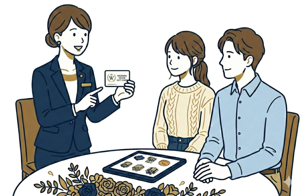 結婚式場オリジナル引き出物カード