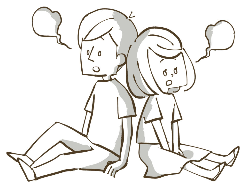 新郎新婦ショック