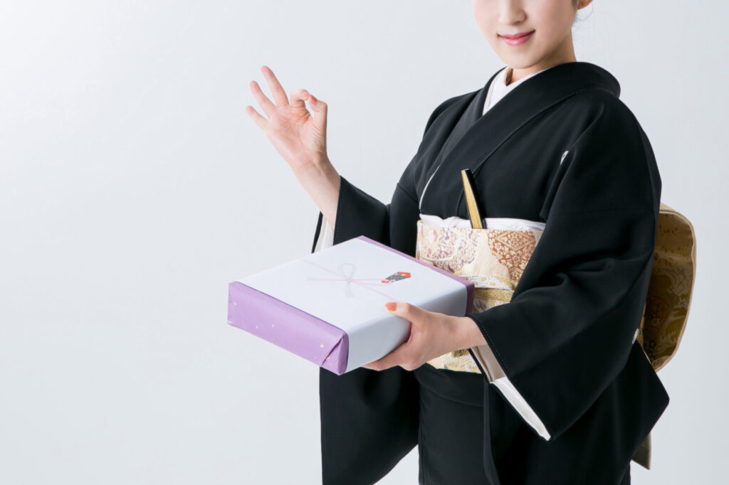 引き出物を貰った親族