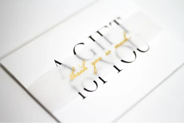 クロシェの引き出物ケース