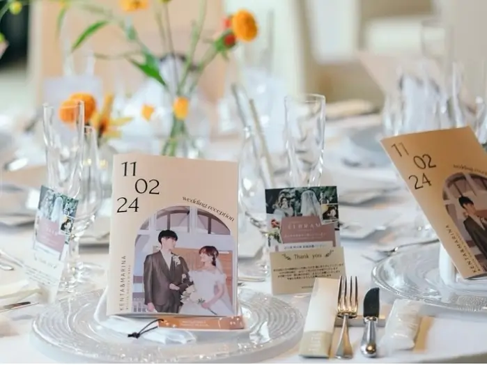 演出の一つとして引き出物を作る