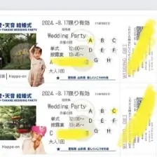 エスコートカードと配席表が一体でコスパがいい