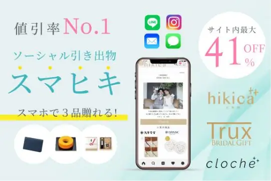 LINEで贈るソーシャル引き出物スマヒキ