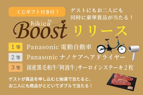 当たり付引き出物カードBOOSTの紹介