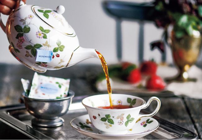 ウェッジウッドの紅茶の縁起物