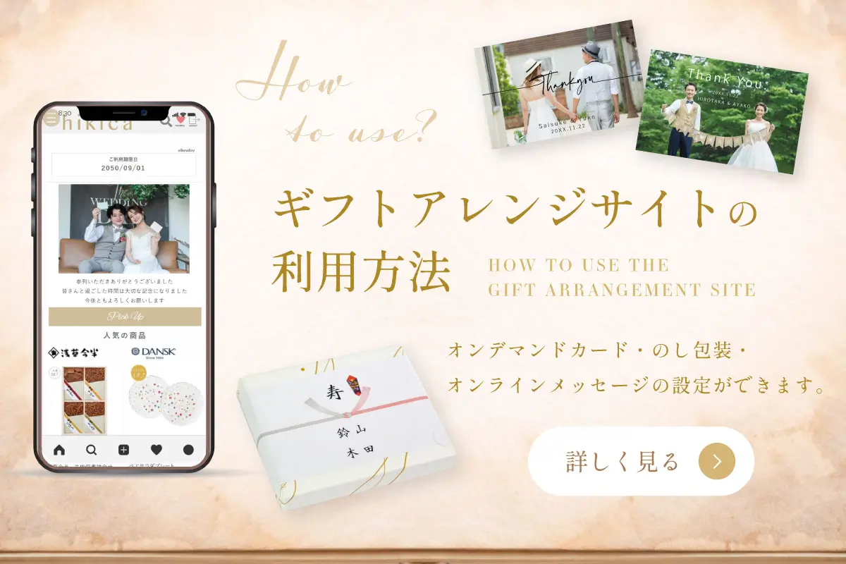 ギフトアレンジサイトのご利用方法