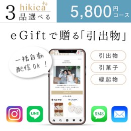 ソーシャル引出物 『スマヒキ』【３品】eSelectタイプ5800円コース（ サターン）