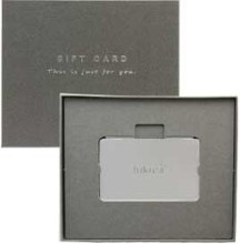 ギフトBOX（グレー）＋銀箔カード